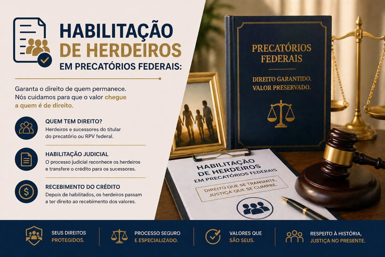 Habilitação de herdeiros em precatórios federais