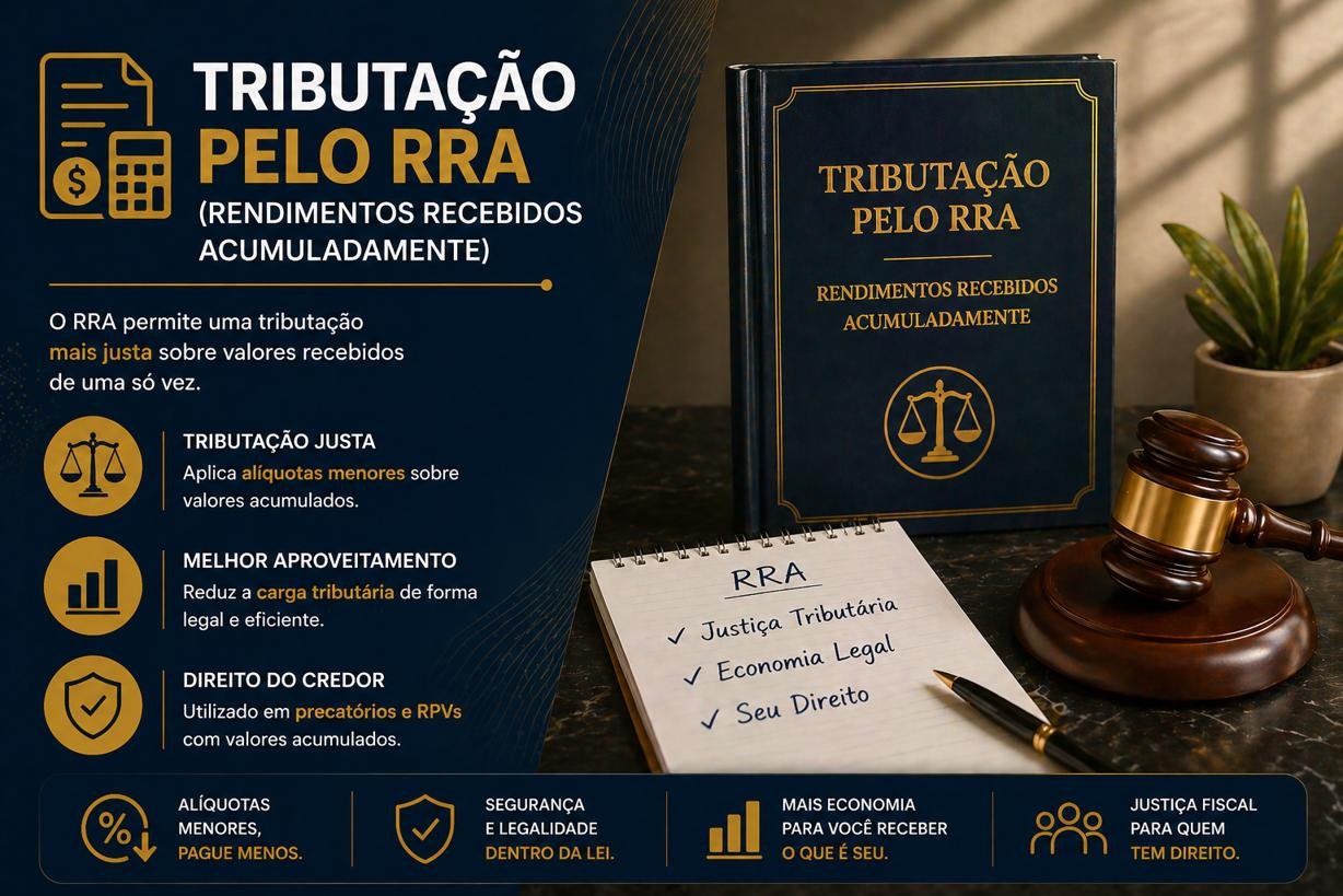 RRA tributação de precatórios e RPVs
